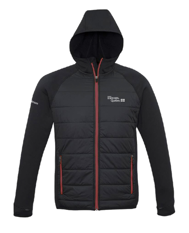 CSSMM - J515M Veste capuchon hybride homme - BR. 13519 (AVG) - BR. PRÉNOM (MD)